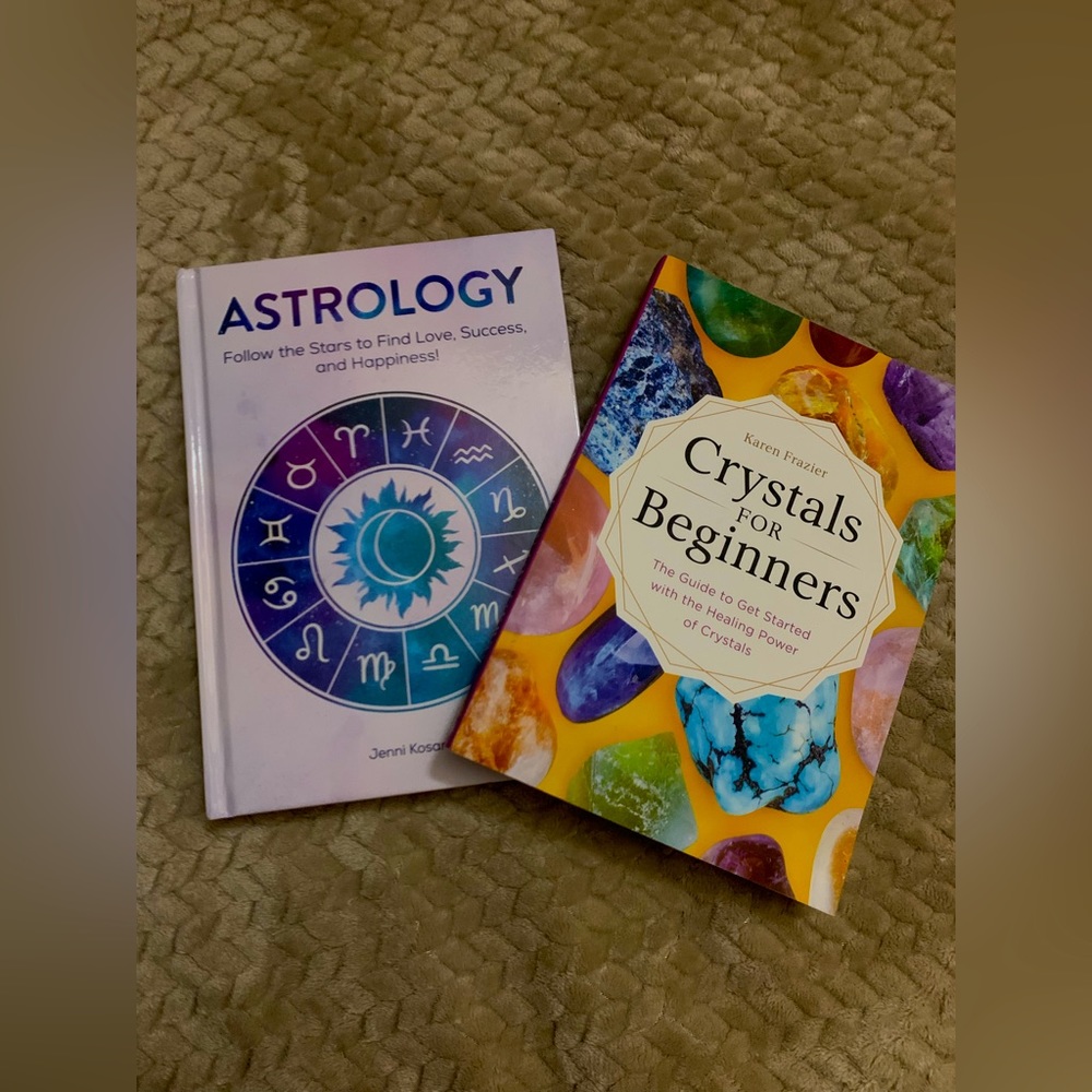 Crystals for beginners and astrology book